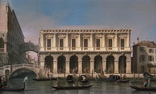 Le Pont des Soupirs de Canaletto affiches et gravures de tableau moderne pour la décoration du salon