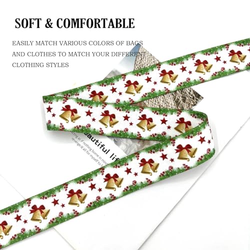 Image of Dsigo Purse Strap, 1.5 inch Wide Gold Alloy Buckle Floral Printing Crossbody Shoulder Strap for Bag Handbag Crossbody Bags