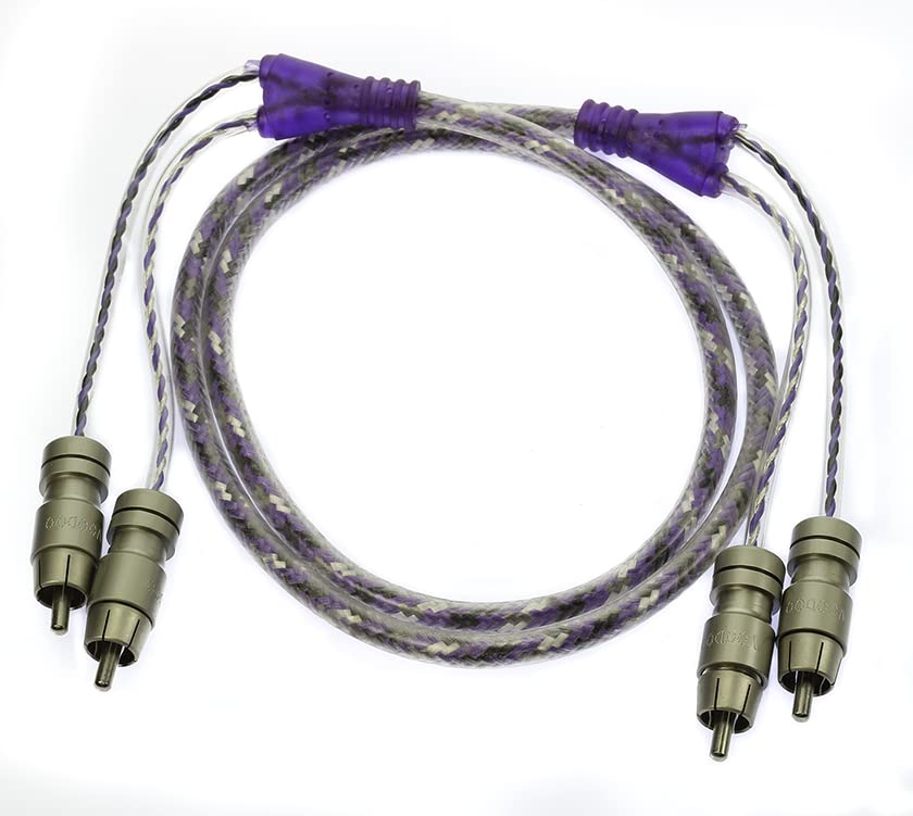 Voodoo Car Audio RCA Interconnect cable OFC Copper (1.6 FT / 0.5 Meter)