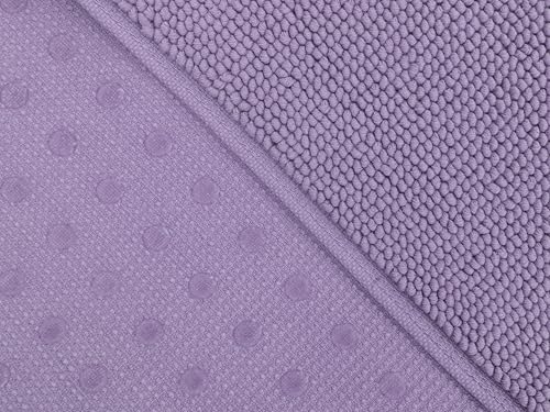 Image of Cotton Paradise 100% Cotton Turkish Bathmat Rug, Soft Absorbent Quick Dry Non Slip, 20x34 Bathmat Rug, Lilac