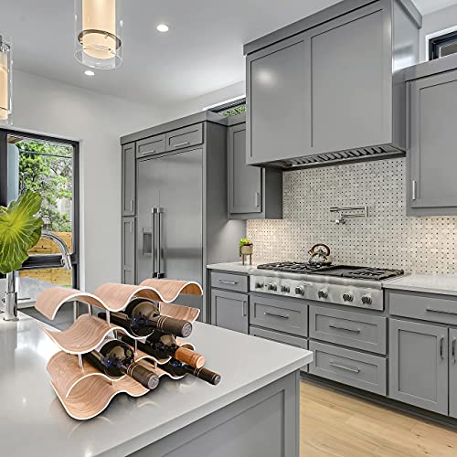 Daem Wijnrek voor 10 flessen | luxueus van hout | modern bamboe | wijnliefhebbers - Afbeelding 8