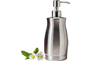 Brushed Stainless Steel Countertop Soap Dispenser