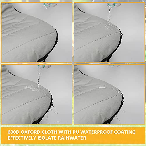 Image of Riding Lawn Mower Seat Cover,Waterproof Tractor Seat Cover fits Tractor Seat Backrests 18 inch - 21 inch H Without Armrests, Approx 18.8 inch W