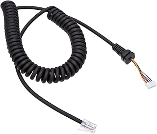 Hemobllo Mh48 Cabo De Microfone De Mão Cabo De Microfone De Substituição Fio De Microfone Cabo De Microfone De Mão Fio De Microfone Rádios De Carro Rádio De Carro Para Rádios Portáteis