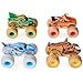 Monster Jam, Power Beasts 4-Pack Monster Trucks (El Toro Loco, Megalodon, Dragon and Horse Power), 1:64 Scale, Kids Toys for Boy & Girls Ages 3 and up