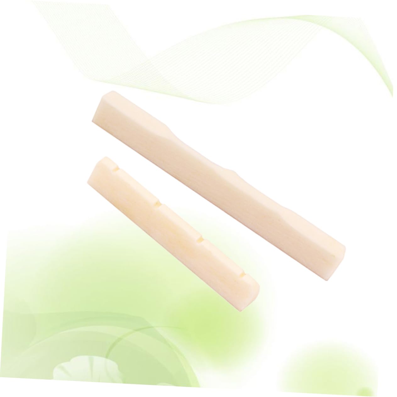 ERINGOGO Replace Old Ukulele Bridge Saddle and Nut Dj102 Bone Material Easy Fit Improve Your Ukulele Performance