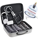 Schröpftherapie Set 22 Tassen, Große Größe V2.0 für Frauen Männer Vakuum Cup für Körper Muskel Rücken Schmerzlinderung Massage Saugen Cellulite Sauggerät Tasche T01