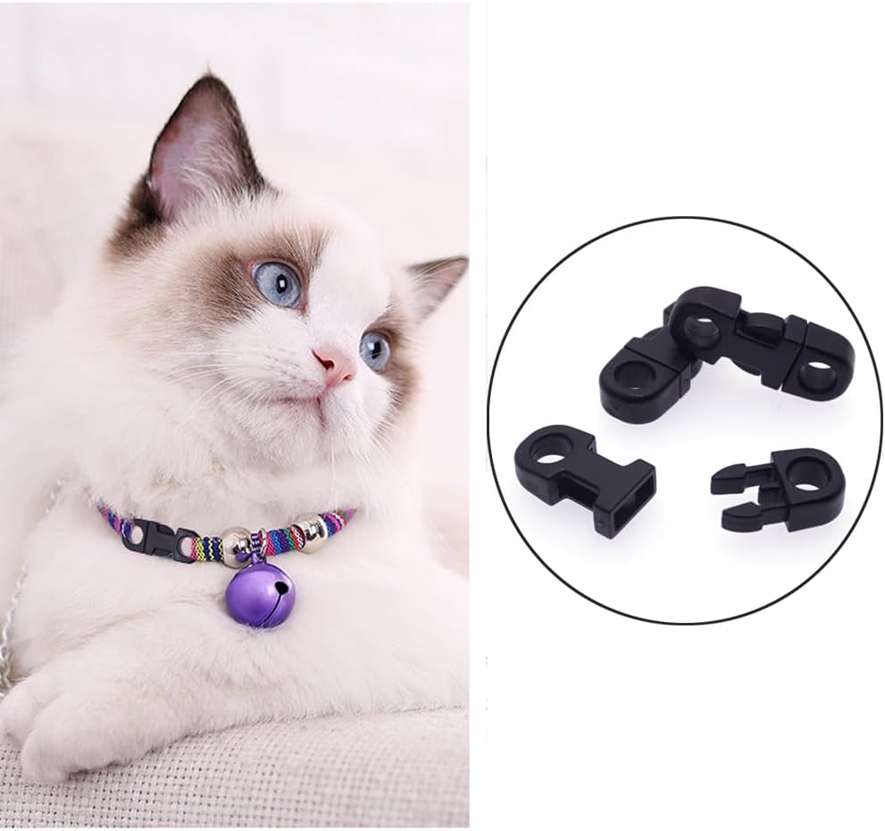 Mini Safety Breakaway Buckles,5mm Kam Side Release Plastic Buckle for Paracord Bracelet Clasp Pet Strap Accessories - Image 4