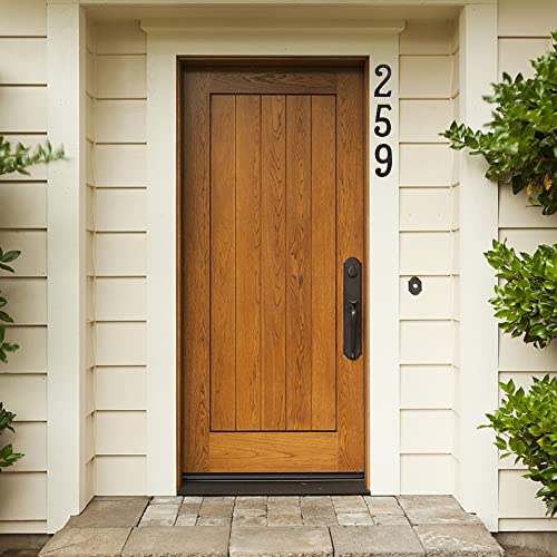 3 Inch Cast Iron House Numbers And Letters, Vintage Cast Iron Home Number Solid Metal Gate Mailbox Numbers, Matching Screws Included (Number 3) #TOP4