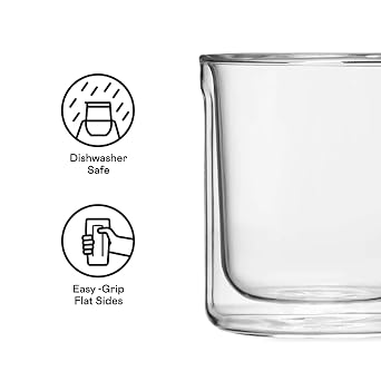 Corkcicle., Rocks Clear Glass 12 Ounce, 2 Count