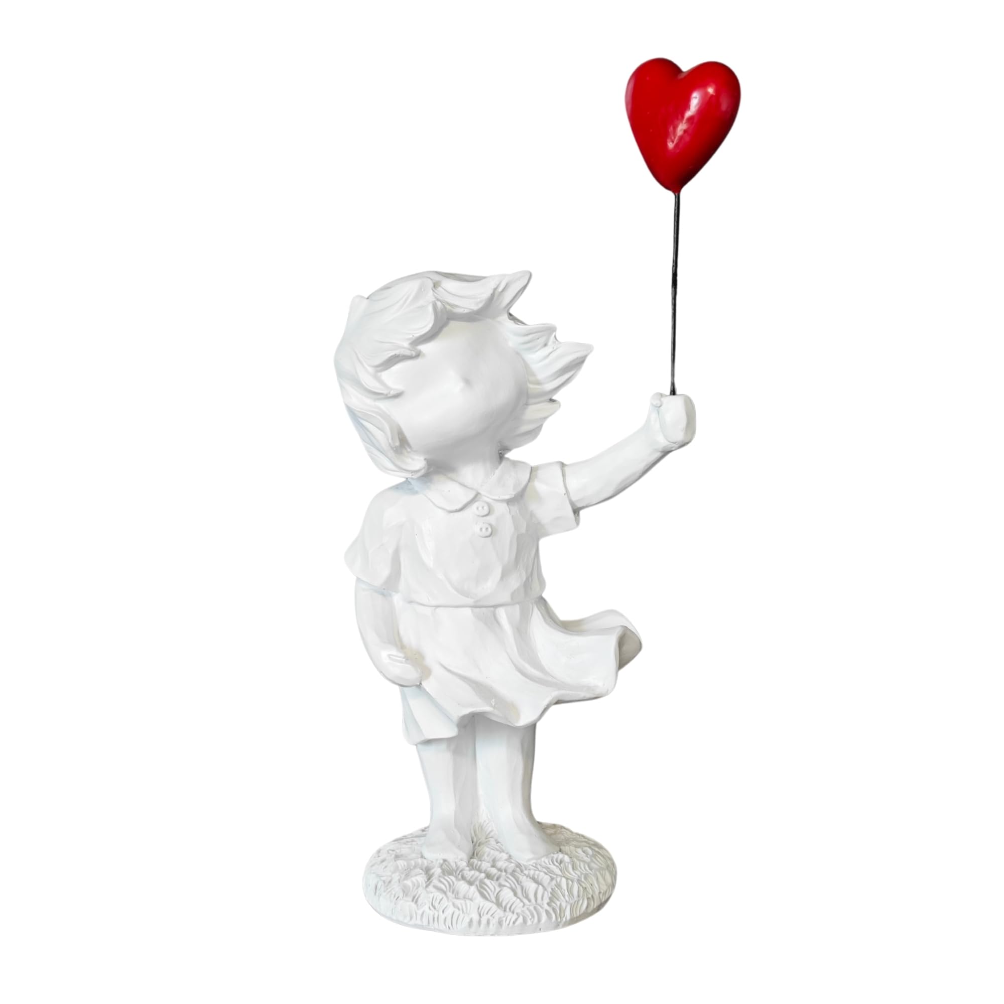 Banksy Graffiti ispirati – Bambina con Statua Palloncino, 21 cm, realizzata in resina di alta qualità