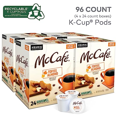 Image of McCafe Toffee Almond Coffee, Keurig Single Serve K-Cup Pods, 96 Count
