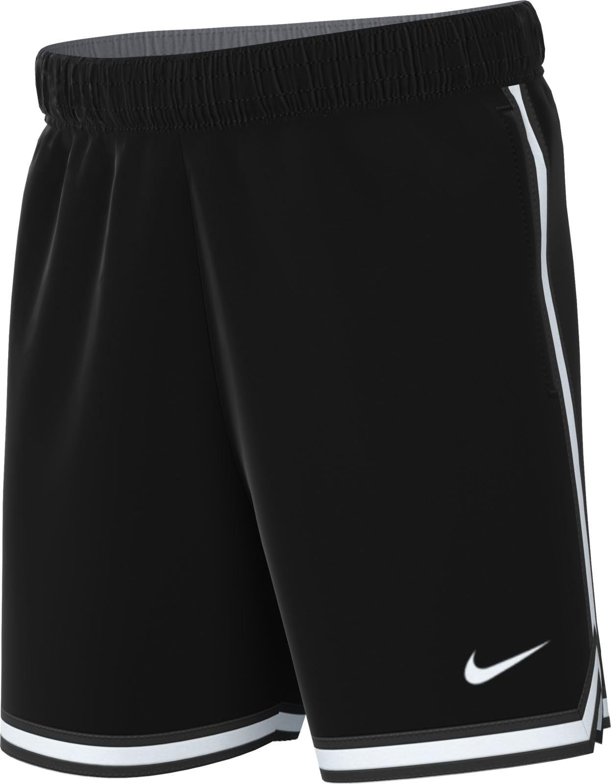Nike Dri-Fit DNA FJ6802-010 Short de Basketball pour Enfants Plus âgés (garçons) Noir/Blanc Taille S