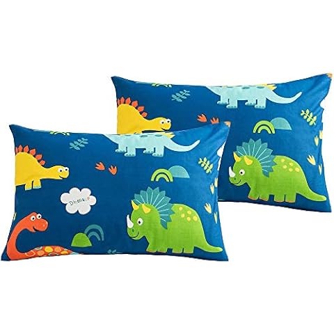 CLOTHKNOW Kids Dinosaur Pillowcases Cover