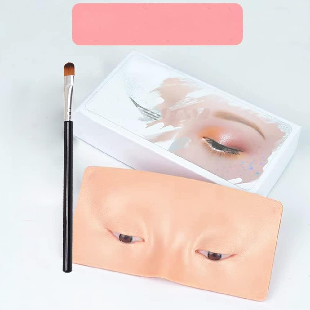 M.S TRADERS® Eye Make Up Practice Dummy | Face Board | Silicon Skin Board for Beginners and Artists (Pack of 1) 1