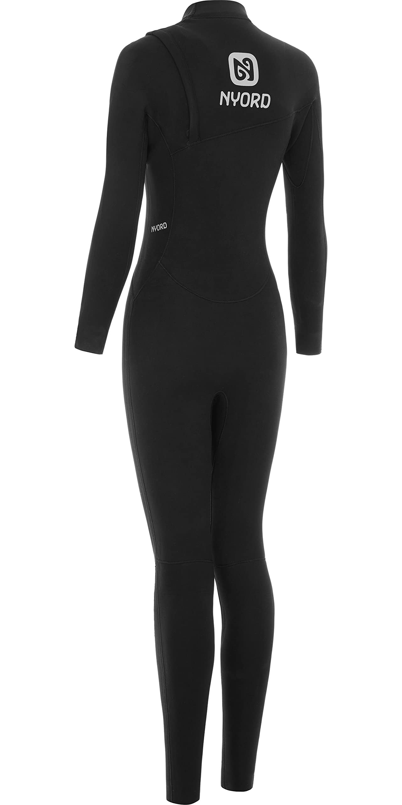 Nyord 2025 Femmes Furno Warmth 4/3mm Chest Zip GBS Combinaison Néoprène FWW43001 - Black -