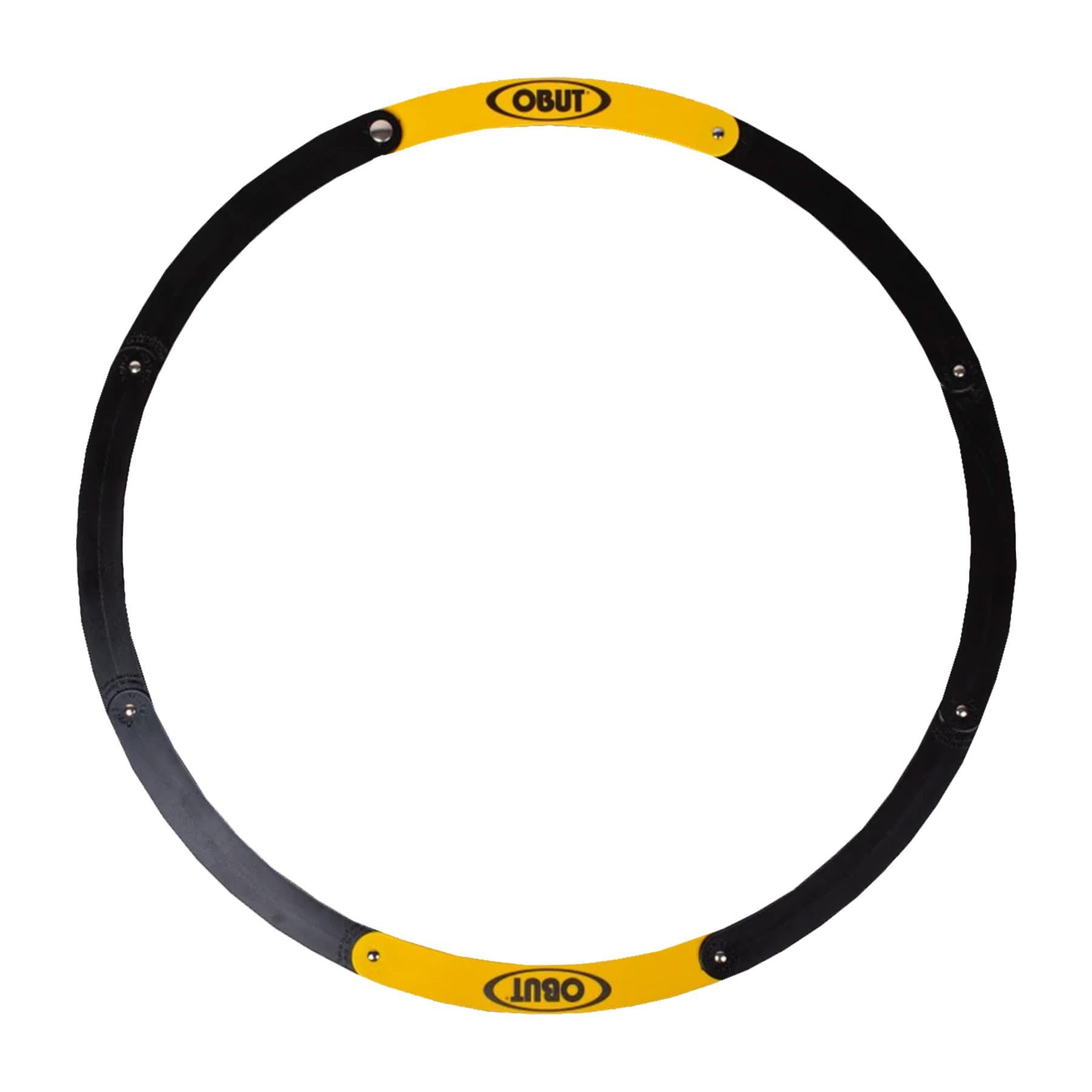 OBUT Cercle pétanque pliable noir/jaune