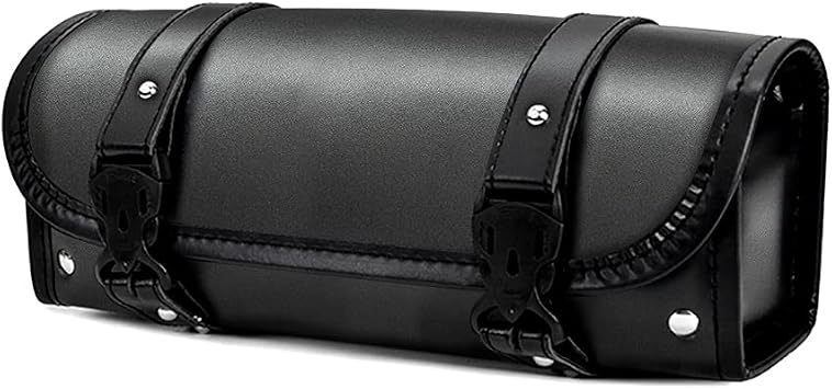 Motorcycle Tool Bag Saddle Bags Handlebar Bag Motorcycle Fork Bag Universal Storage Bag with 2 Straps