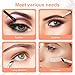 7Pcs Angled Eyeliner Brush Ultra Thin Eyeliner Brushes Eyebrow Concealer Brush Eye Brow Brushes Eyebrow Angled Brushs for Women
