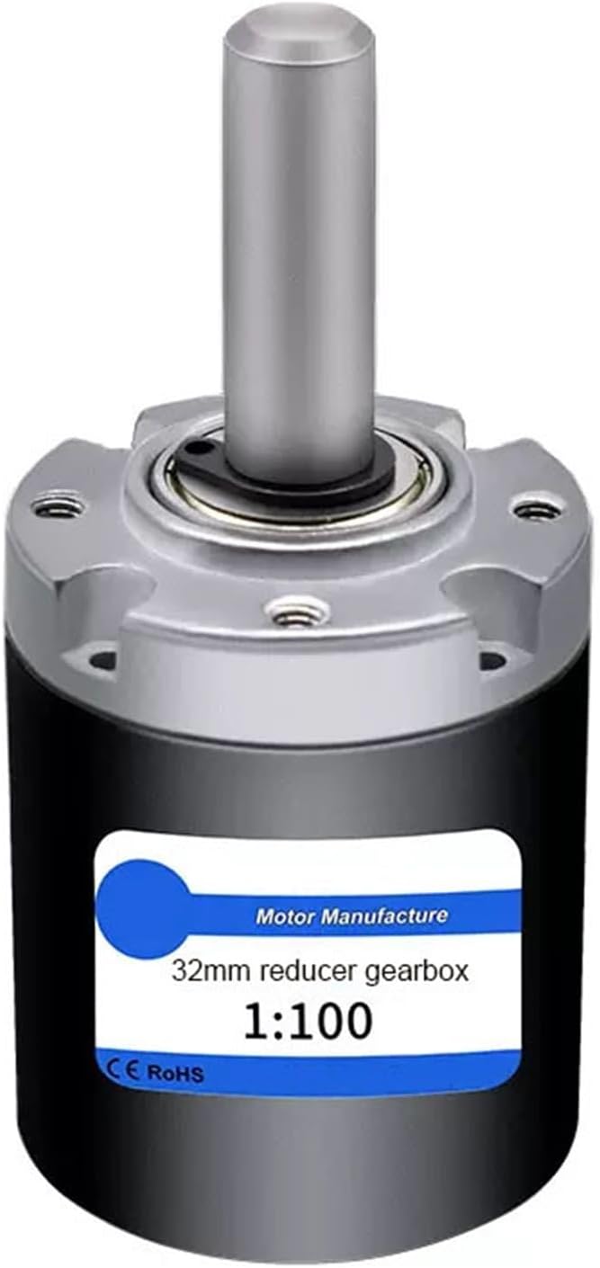 32mm Reducer Gearbox High Precision Large Torque Planetary Gear Reduction Motor Speed Ratio 3.7-721(27 to 1)
