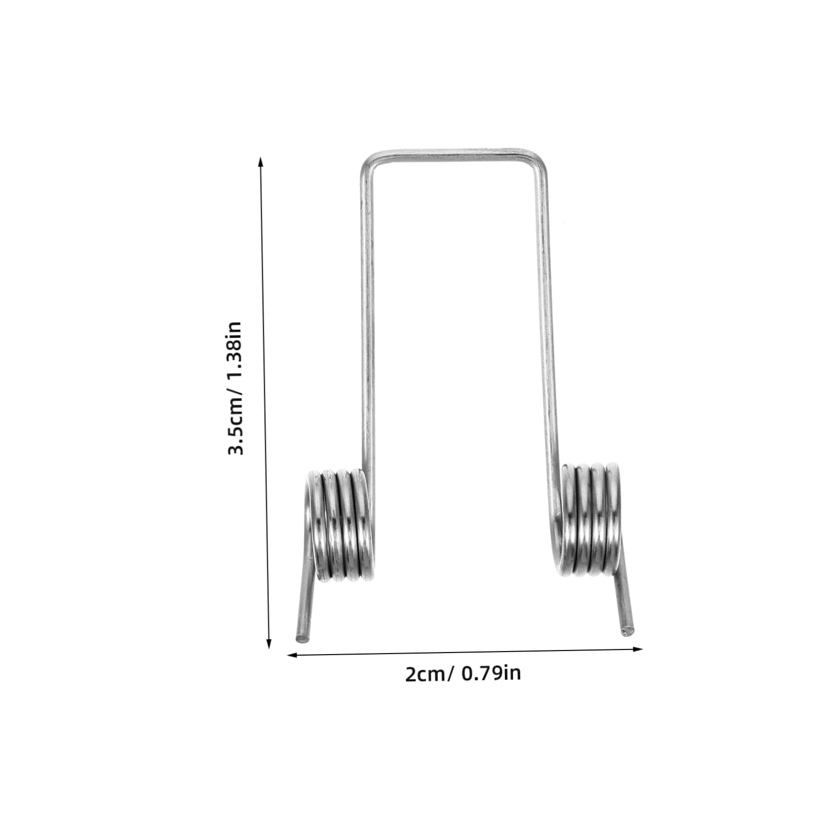 KICHOUSE Garbage Can Torsional Spring 6pcs Stainless Steel Universal Fit for Trash Can Lid