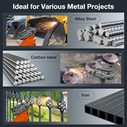 Sakerplus Portable Welding Machine, Welder Machine 110V, ARC Portable Welder with IGBT Inverter 5 Variable Current Adjustment, 30pcs 3/32" Wire Rods, Welding Helmet, Carring Case Included 8 Sakerplus Portable Welding Machine, Welder Machine 110V, ARC Portable Welder with IGBT Inverter 5 Variable Current Adjustment, 30pcs 3/32" Wire Rods, Welding Helmet, Carring Case Included - Image 8