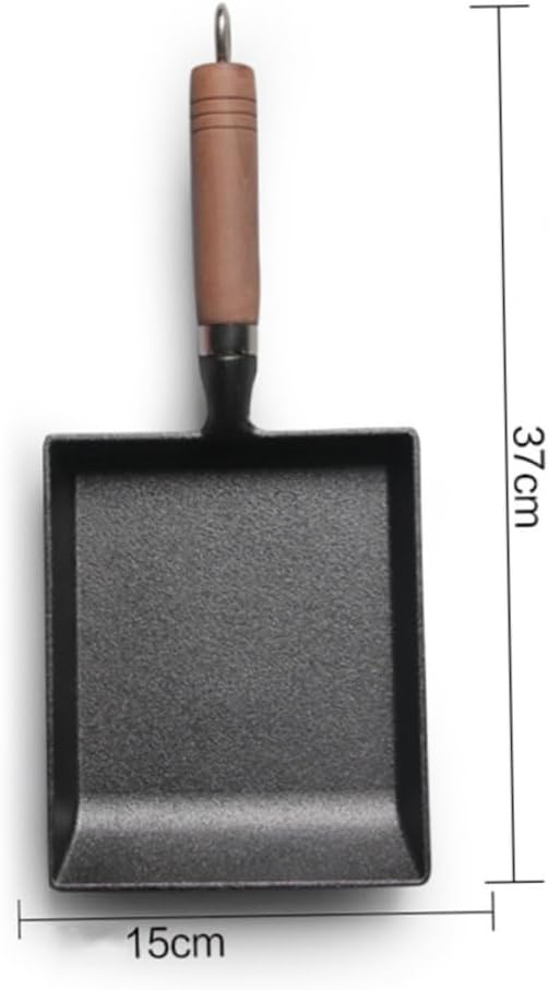 Non-stick Rectangular Frying Pan Easy Flip Omelette Pan Without Coating Kitchen Gadget for Home Cooking
