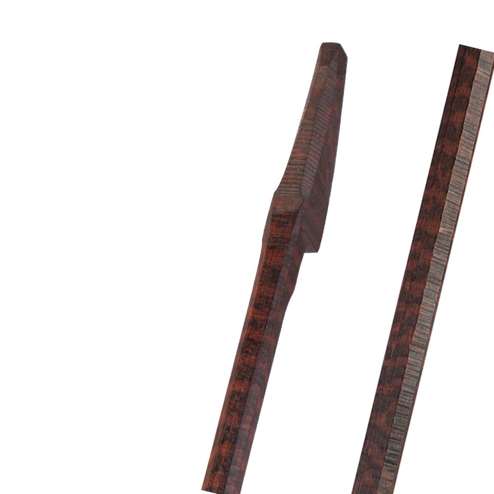 Accesorios para Violín Arco de violín sin terminar arco de violín barroco de madera de serpiente arco de violín DIY varilla de arco semiacabada en blanco