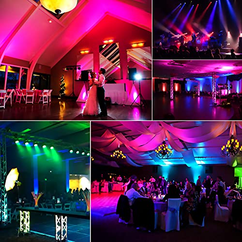 36 Led Stage Lights 2 Pack - 36W Rgb Par Light With Remote Dmx Control Sound Activated Strobe Uplights For Birthday Wedding Party Disco Dance Karaoke Club Church Dj Events Lightshow Stage Lighting #TOP4