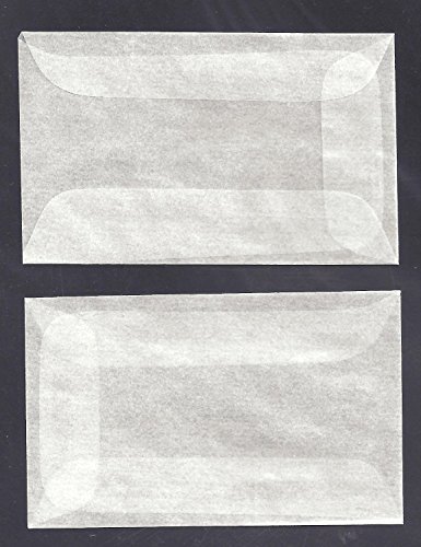 100 #1 Glassine Envelopes Measuring 1 3/4 x 2 7/8 inches