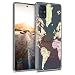 Produktbild kwmobile Case kompatibel mit Samsung Galaxy A51 - Hülle Silikon transparent Travel Schriftzug Schwarz Mehrfarbig Transparent