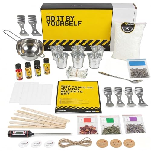 Cire pour bougie à fondre DIBYS et accessoires pour réussir ses créations DIY sans rater