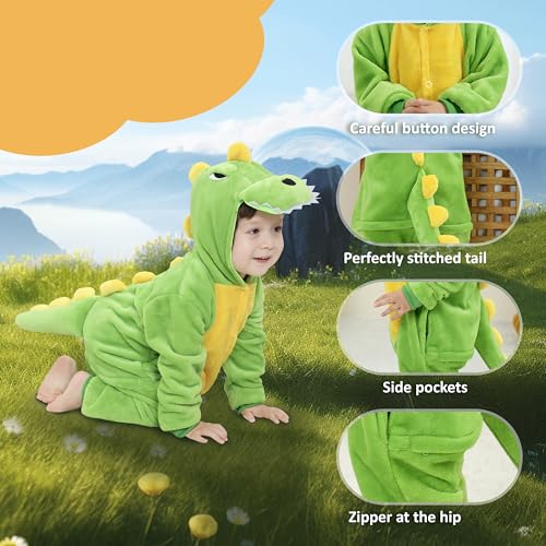 Disfraz de Dinosaurio para Niños 18M-6A miniatura 2