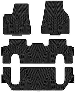 kaungka Heavy Rubber Car Front Floor Mats Compatible with 2017 2018 Tesla Model