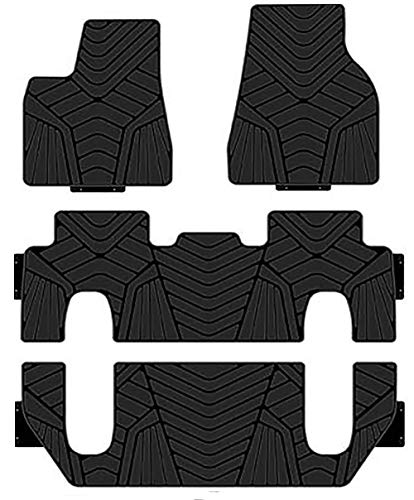 kaungka Heavy Rubber Car Front Floor Mats Compatible with 2017 2018 Tesla Model