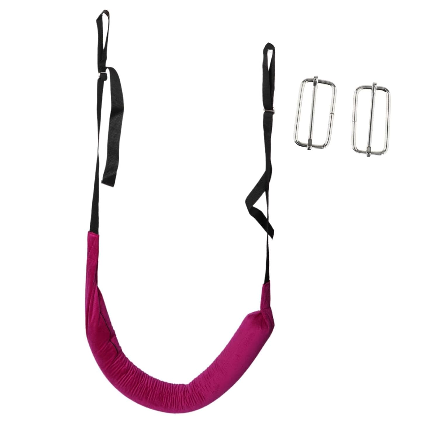 Generic Traction Stretch Band, Lumbar Retractor Belt, Soft Comfortable, Stretching Device for People, Lumbar Traction Device for Patients, with Buckle Violet