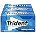 Trident Original Flavor Sugar Free Gum - with Xylitol - 12 Packs (168 Pieces Total)