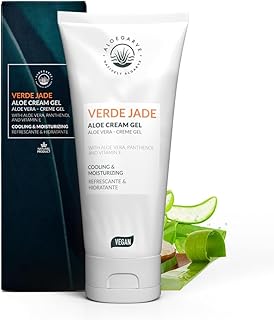 Aloegarve Verde Jade Gel Creme Mit Aloe Vera, Panthenol Und Antioxidantien Für Tiefe Feuchtigkeitsversorgung, Beruhigung U...