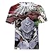 Produktbild IUYITY-Goblin Slayer-3D Print Tee Top Short Sleeve Round Neck T-Shirts Casual Blouse Ladies Funny Print T-Shirt Loose Street Tee-E/XL