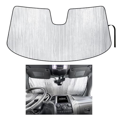 YelloPro Custom Fit Reflective Front Windshield Sunshade Accessories for 2014 2015 2016 2017 2018 2019 2020 2021 Jeep Grand Cherokee SUV (Does Not Fit Grand Cherokee L) - Made in USA