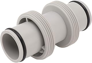 Pool Hose Adapter, Antileak Double Thrend Straight Joint Pool Hose Connector 1.5in to 1.5in for Intex