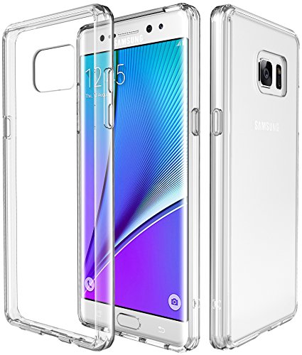 Galaxy Note 7 Case, Kaptron™ Flexible and Transparent Samsung Galaxy Note 7 Phone Case - Smartphone Protector From Common Scratches and Drops - Shock Absorbing TPU Bumper