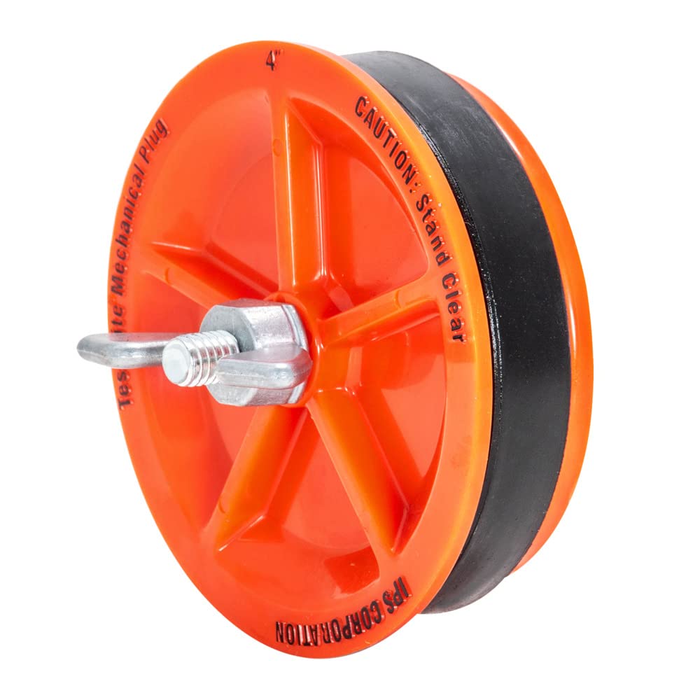 Eastman Outdoors 4 Inch IPS Mechanical Test Plug, Screw and Zinc Nut, ABS, 78035