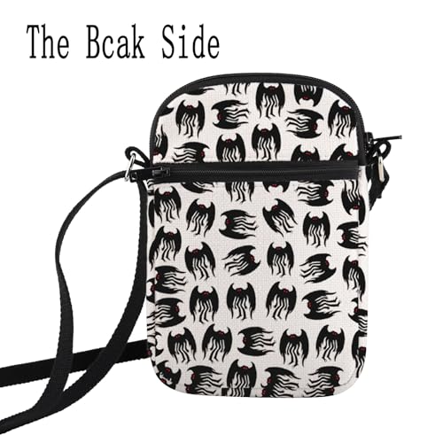 HOLLP Mothman Antisocial Butterfly Crossbody Bag Cryptid Creature Gift Mothman Tarot Shoulder Bag4