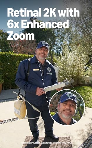 Image of Ring Wired Doorbell (newest model), Retinal 2K with wide-angle video, up to 6x Enhanced Zoom, and Two-Way Talk 2-pack, Speckled Gray
