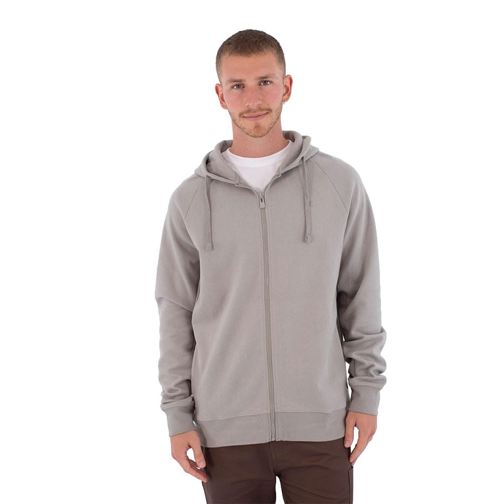 Hurley Mens Hoodie - Low Tide Sweatshirt, Particle Grey, S EU
