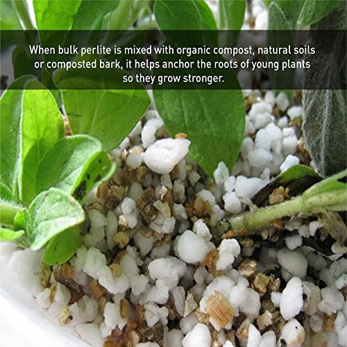 EasyGo Product Supreme Perlite Horticultural Coarse Grade – Garden Indoor Outdoor Plants - 4 Cubic Feet (103 Quarts) – 4 Bags - Thumbnail 5