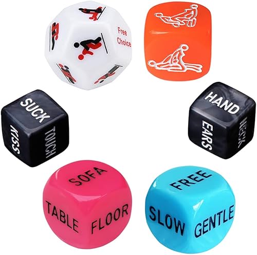 Dados divertidos para amantes de la cita, dados de noche para parejas, regalo del día de San Valentín para mujeres, hombres, decididores, juegos de