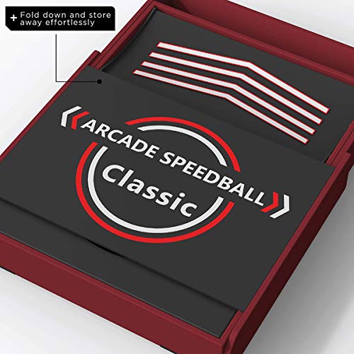 BLACK SERIES The Collapsible Retro-Style Speedball Game, Indoor and Outdoor Arcade Toy, Roll The Ball and Hit The Target, Easy Setup, Includes Scorecards and 5 Wooden Balls
