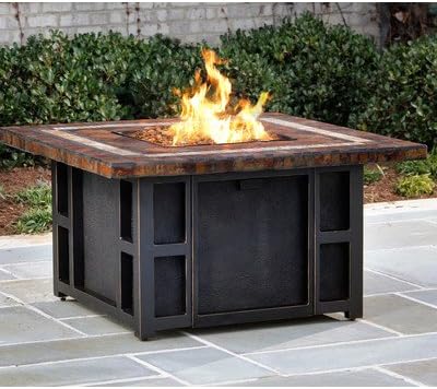 Amazon Com Agio Springfield Gas Fire Pit Base Patio Lawn Garden